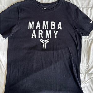 MAMBA ARMY Nike Black Athletic Cut Tee